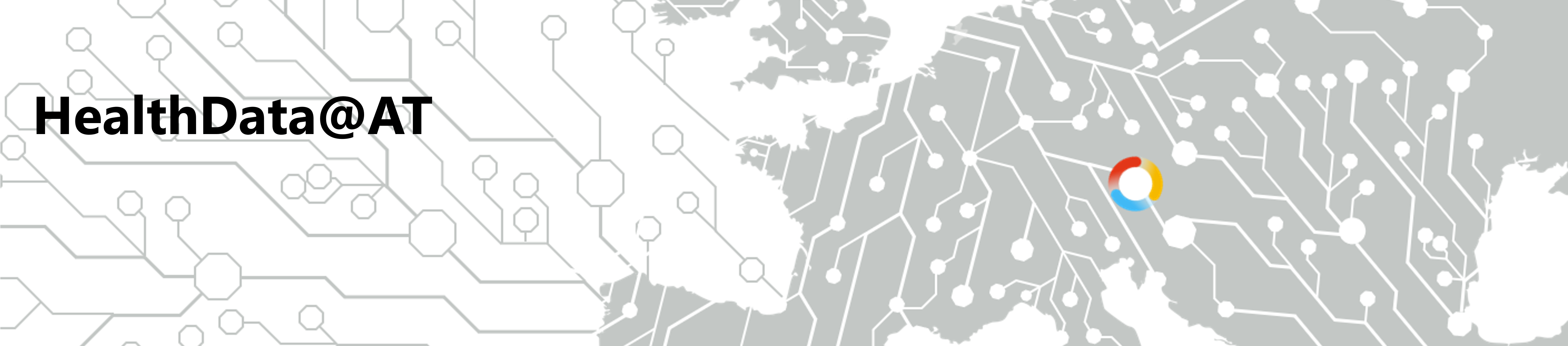 Grafik Europa mit Netzwerk